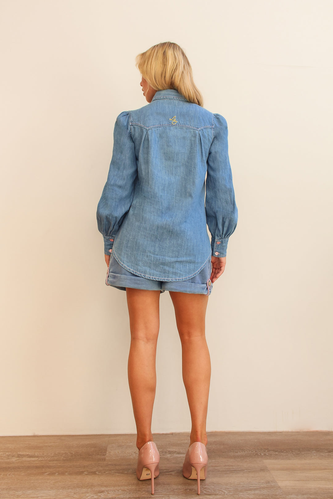Denim Shirt in Light Wash