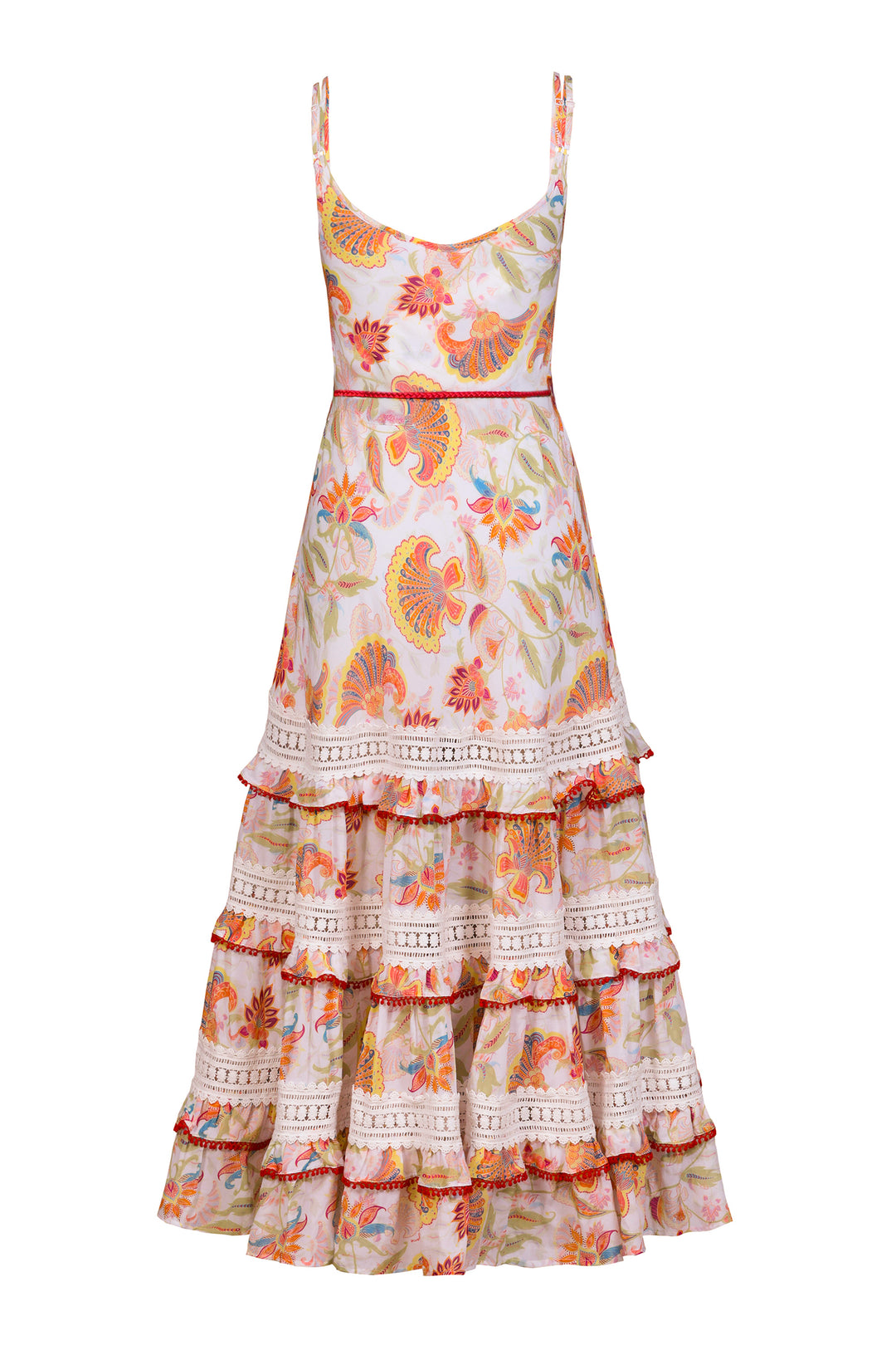 Long Cami Dress in Summer Florentine