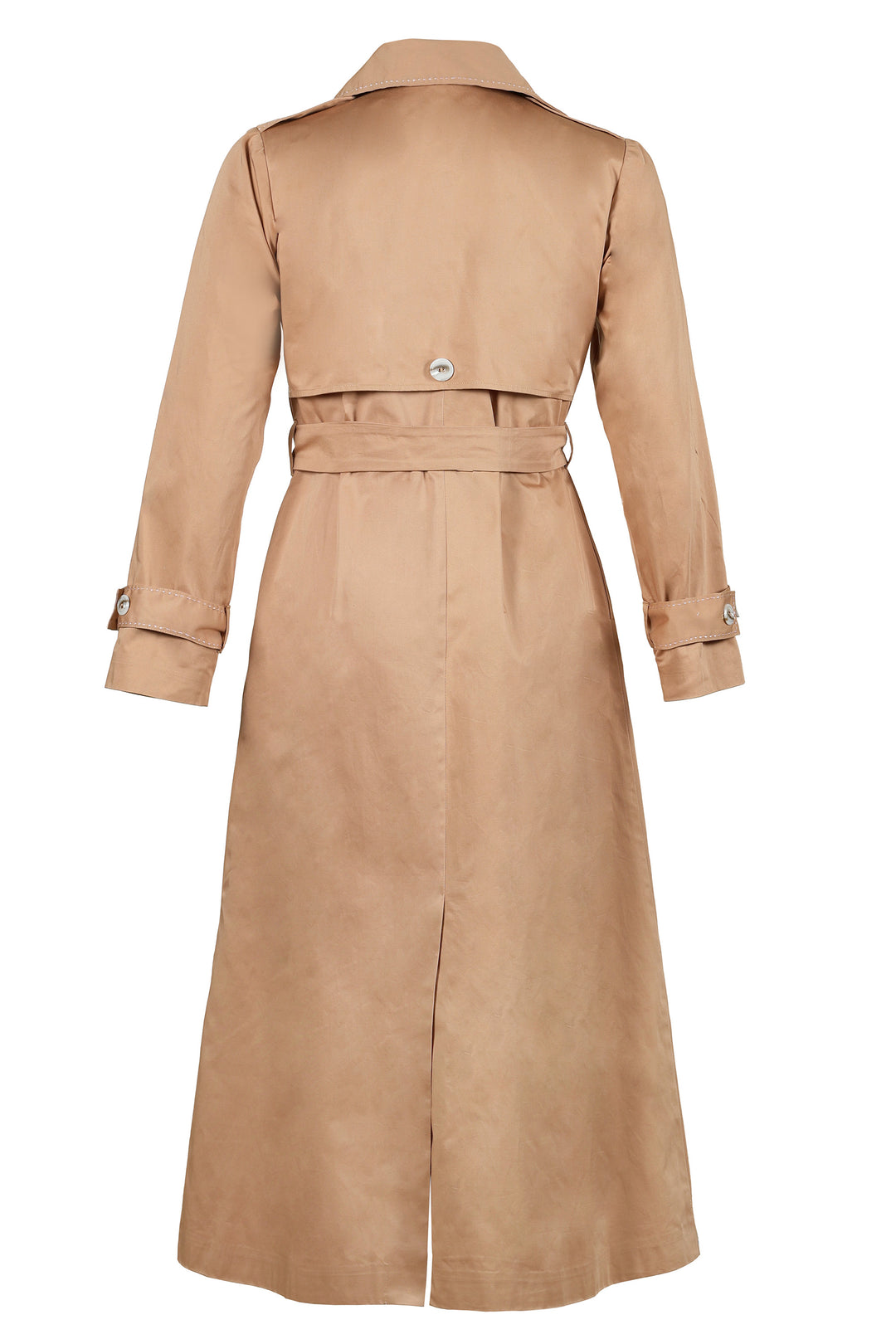 Longline Trench Coat in Bronze