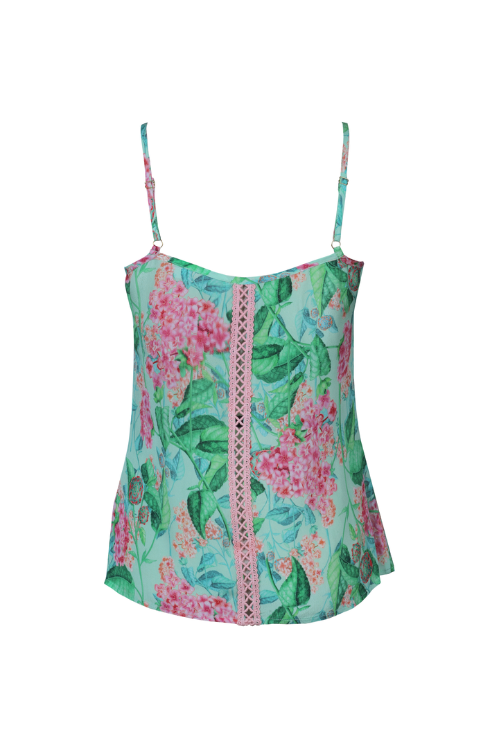 Lace Cami in Emerald Sardinia