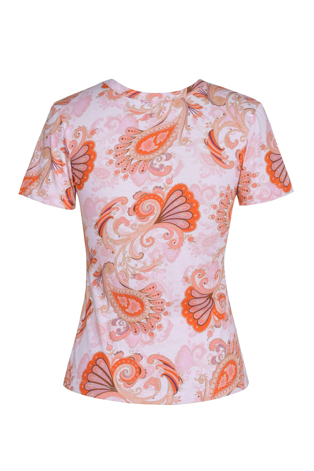 Fitted Tee in Bronze Mirage