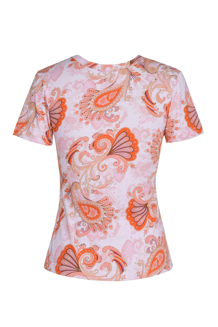 Fitted Tee in Bronze Mirage