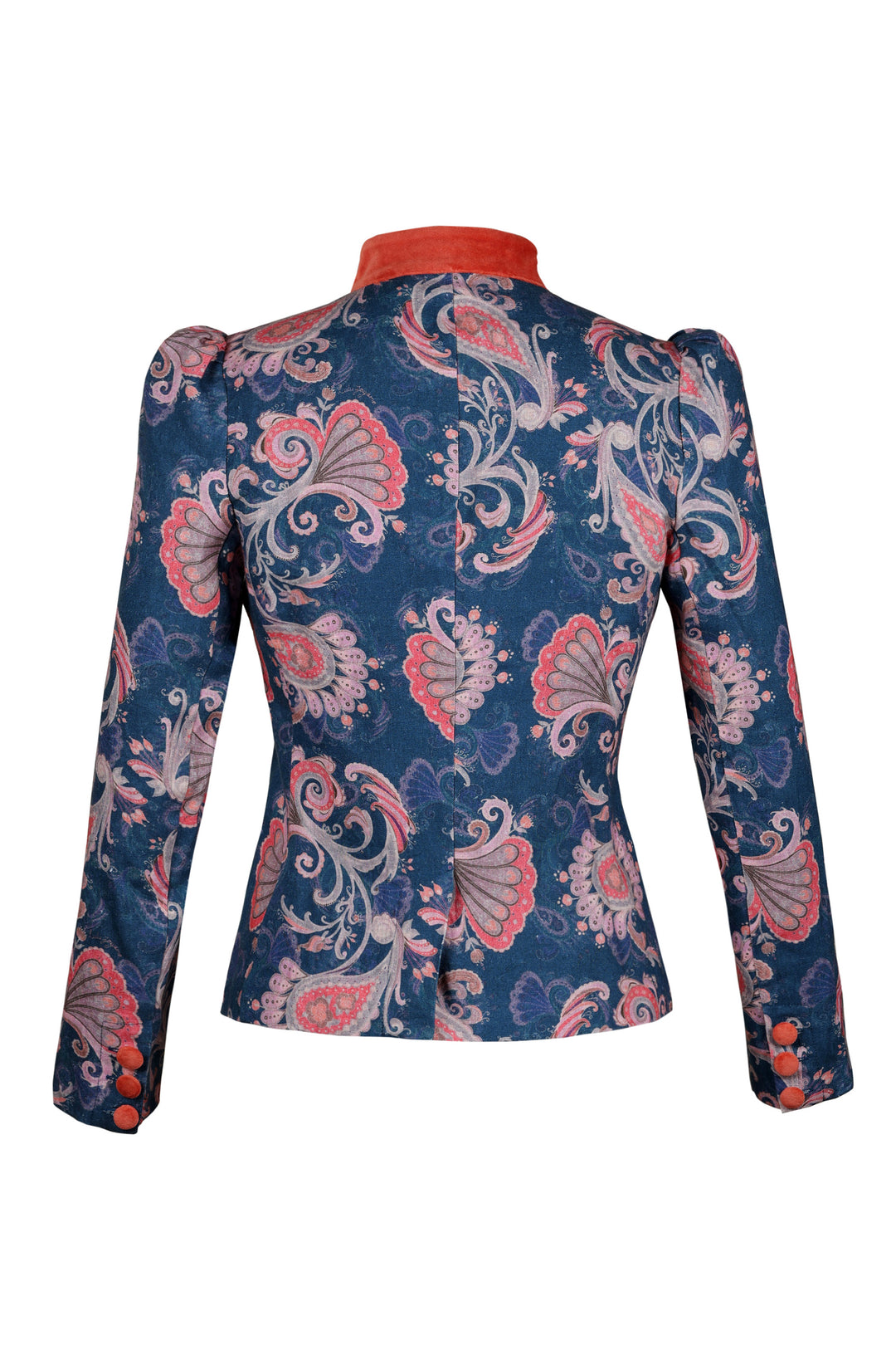 Double Lapel Blazer in Evening Flora