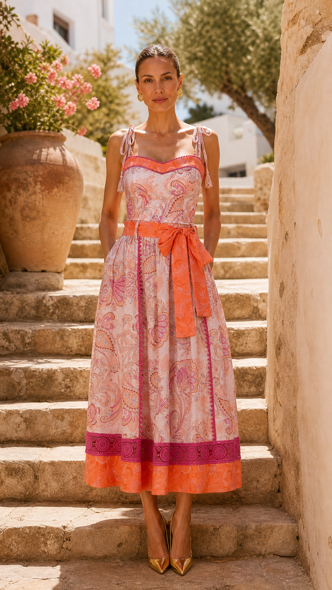 Sweetheart Bustier in Blushing Florentine