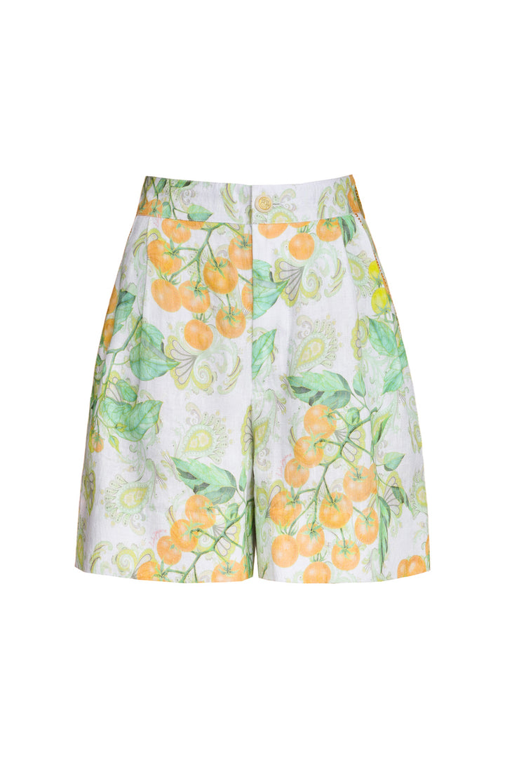 Palazzo Shorts in Golden Pomme