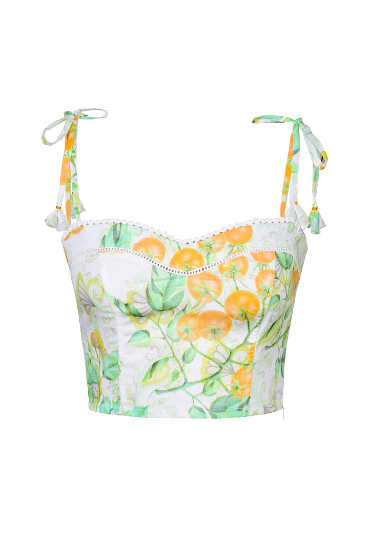 Sweetheart Bustier in Golden Pomme