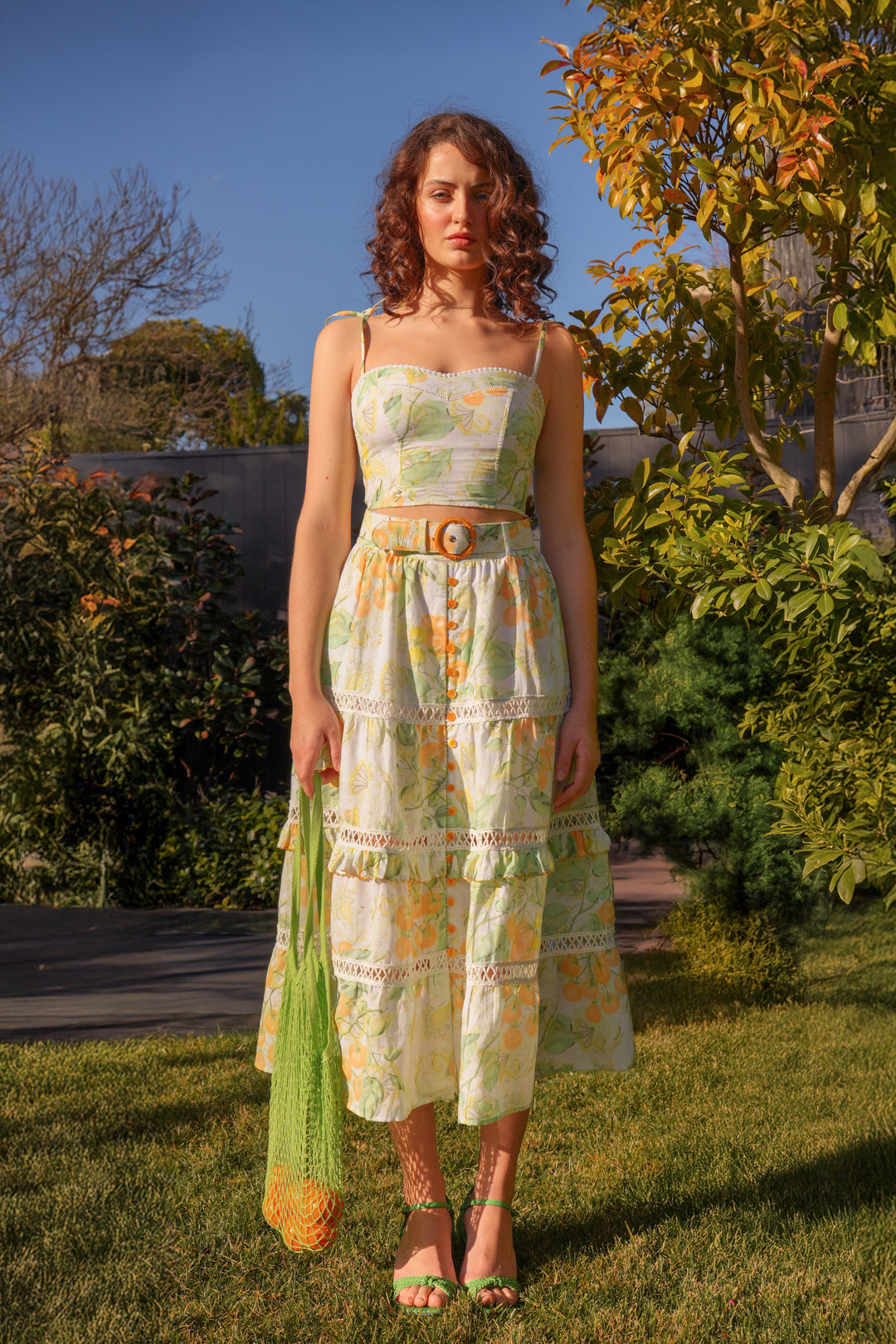 Sweetheart Bustier in Golden Pomme