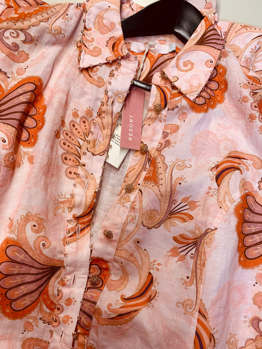 Short Sleeve Trench Maxi Dress in Bronze Mirage