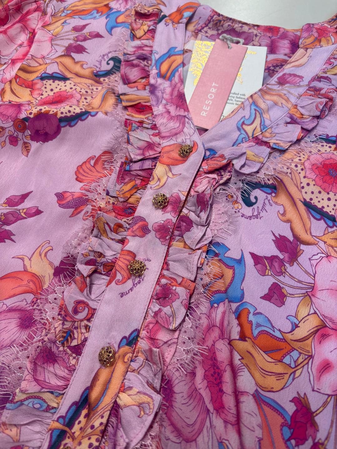 Drop Waist Maxi Dress in Violet Harmony