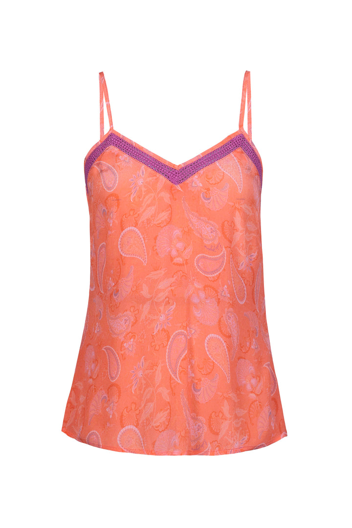 Lace Cami in Blushing Paisley