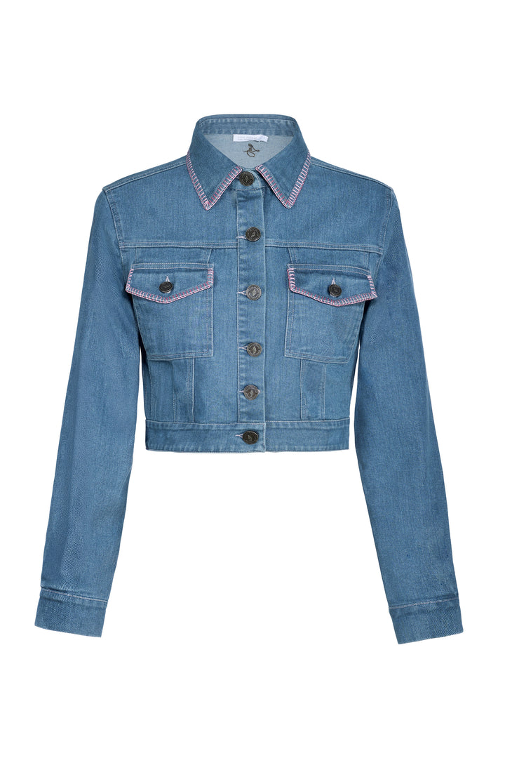 Denim Jacket in Light Wash