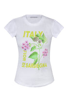 Graphic Tee in Lilac Flora