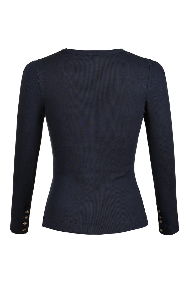 Long Sleeve Tee in Navy