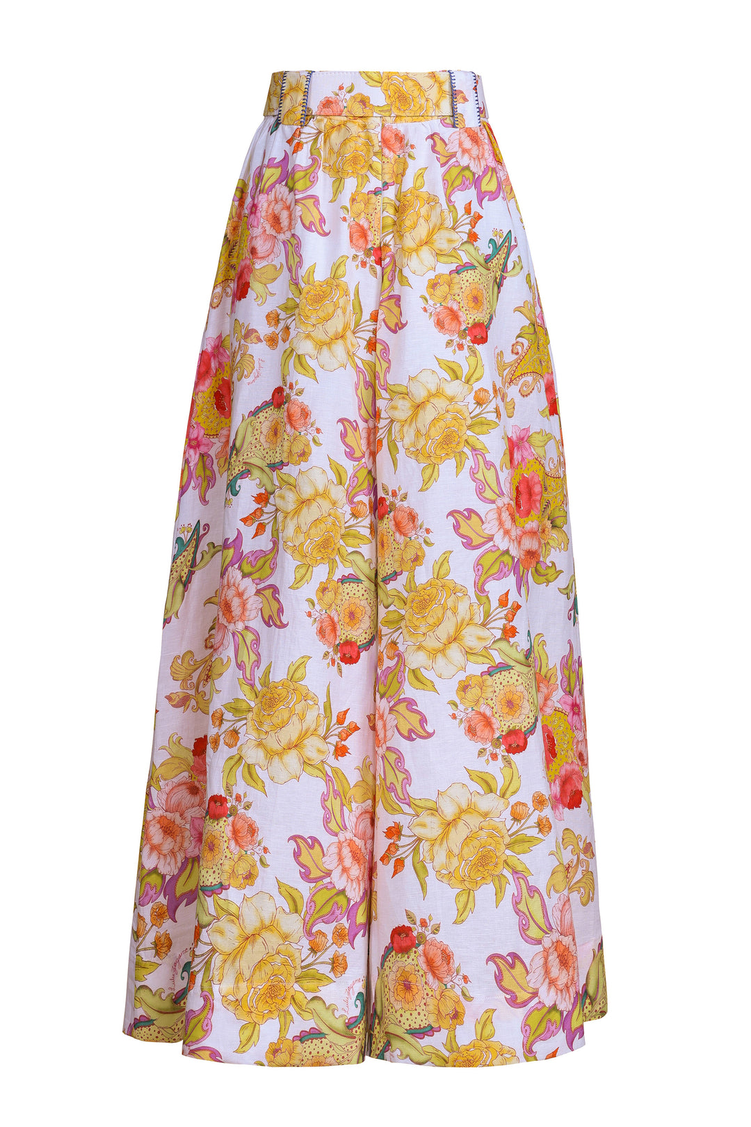 Super Wide Culotte in Luminous Petal