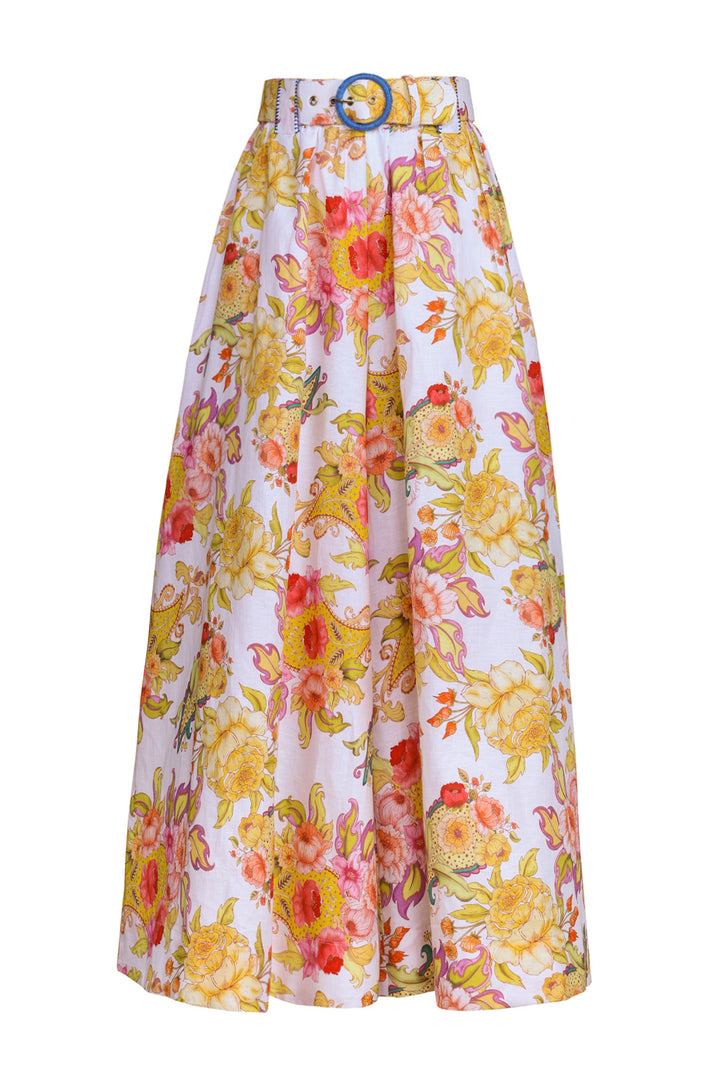 Super Wide Culotte in Luminous Petal