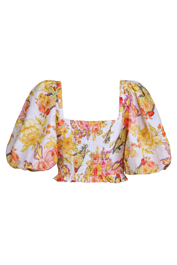 Sweetheart Blouse in Luminous Petal