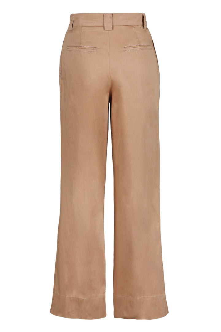 Pleated Trouser in Bronze