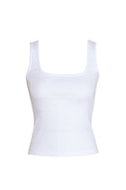Rib Tank in White
