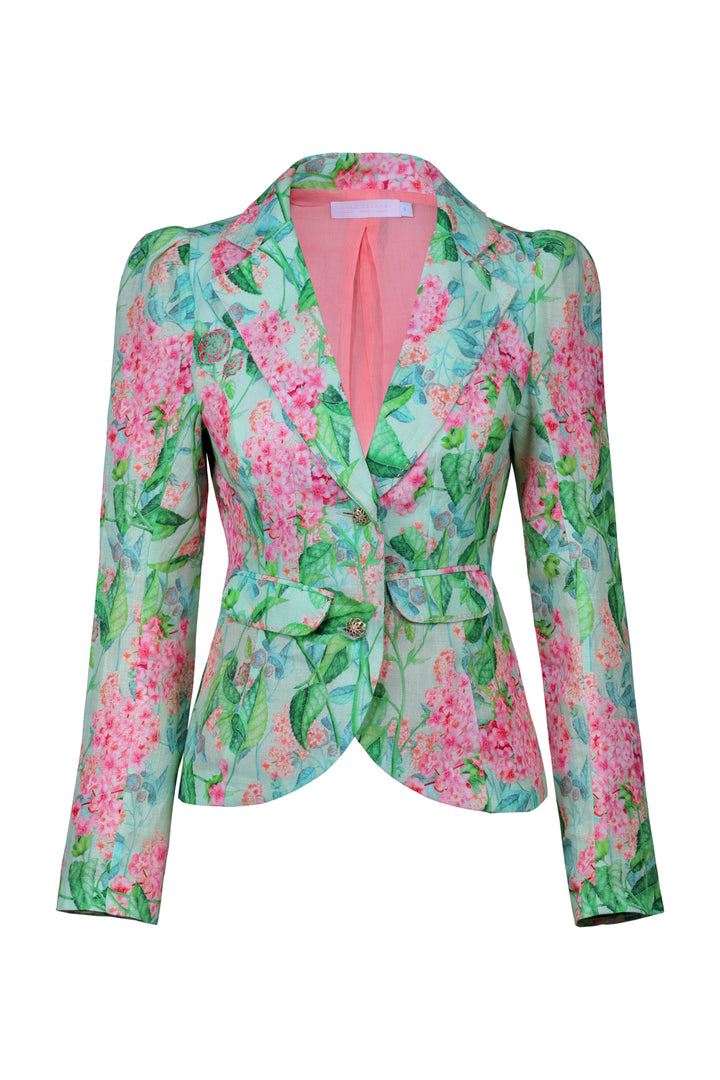 Tailored Blazer in Emerald Sardinia