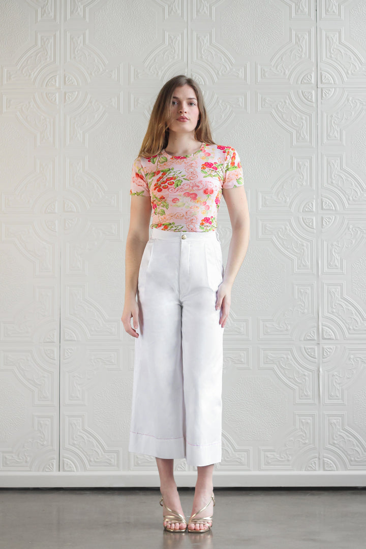 Graphic Tee in Sardinia Tomato Medley