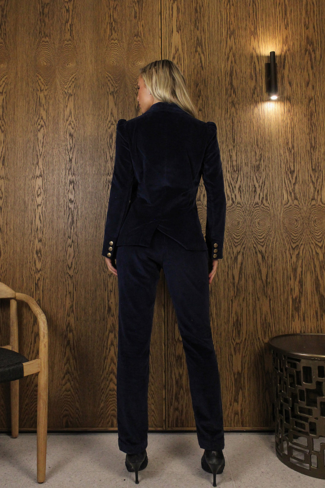 Shawl Collar Blazer in Navy
