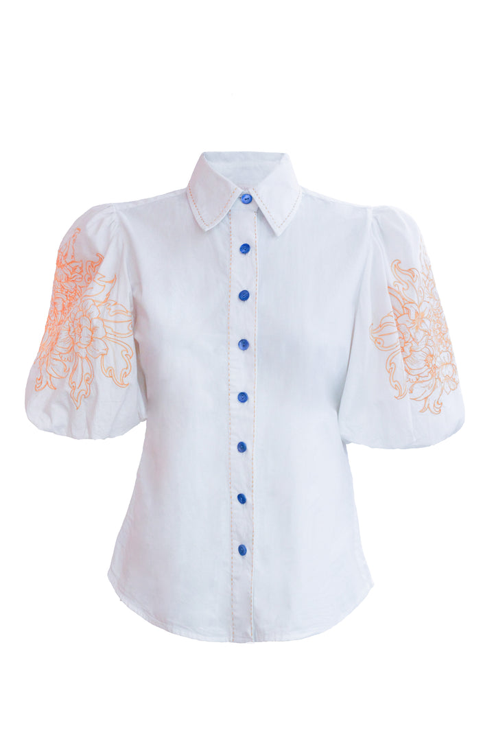 Short Sleeve Blouse in Golden Symphony