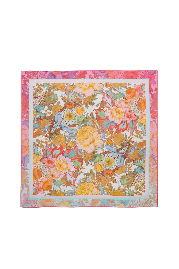 Silk Scarf in Tremezzo Blush