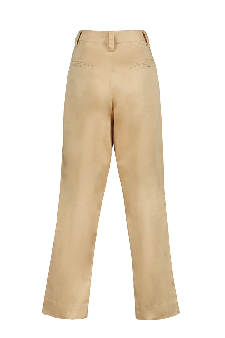 Tailored Ankle Pant in Camel