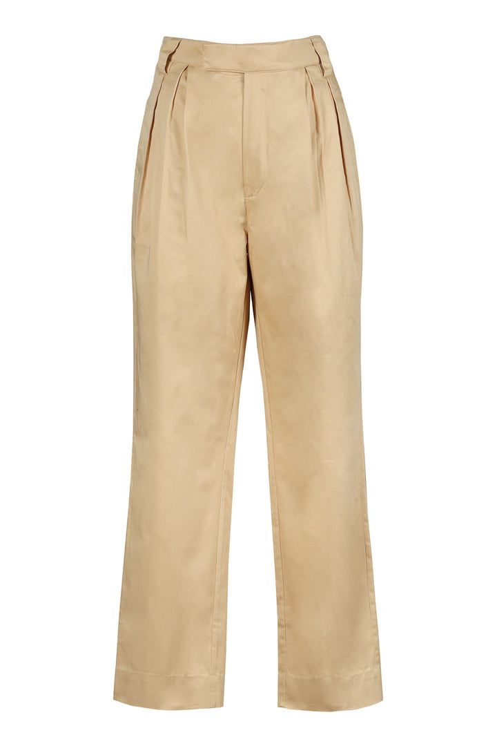 Tailored Ankle Pant in Camel