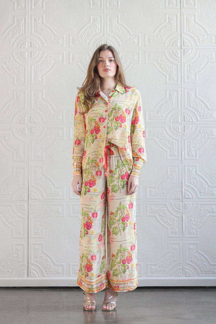 Tailored Shirt in Tomato Anatomica