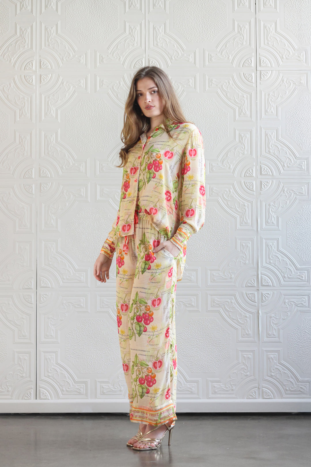 Tailored Shirt in Tomato Anatomica