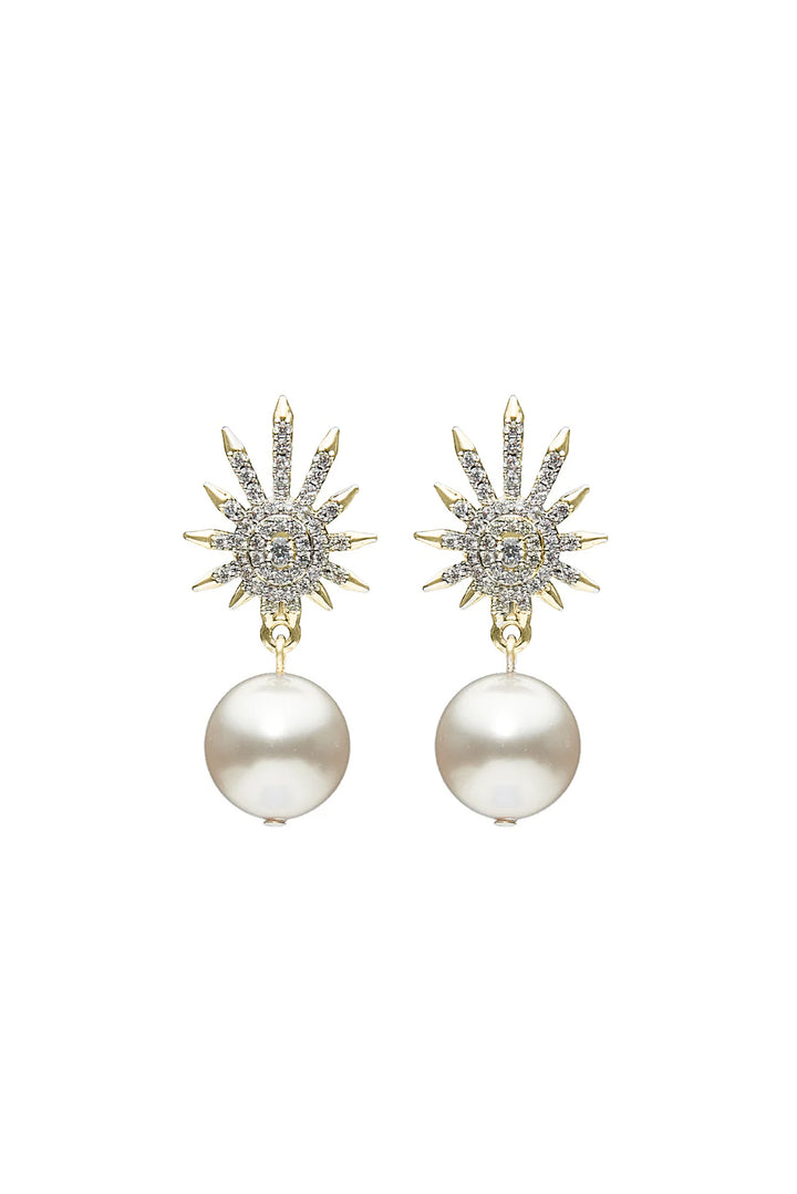 Stephanie Browne | Venus Pearl Earrings