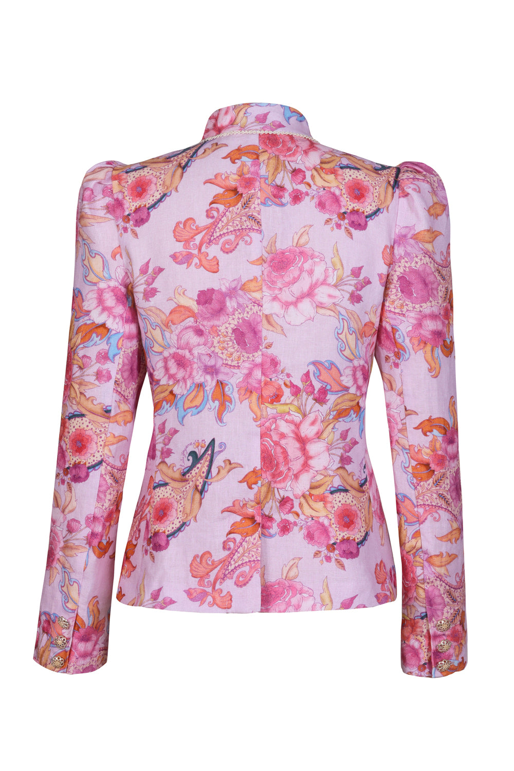 Double Lapel Blazer in Violet Harmony