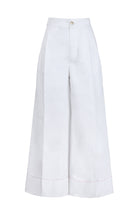 Tailored Straight Pant in White