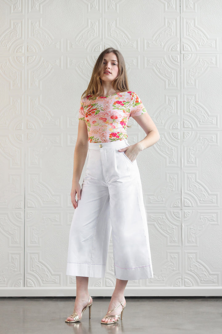 Graphic Tee in Sardinia Tomato Medley